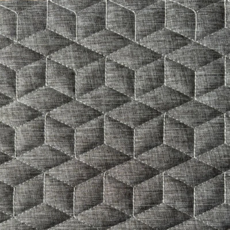 Wave Pattern Quilted Fabric factory